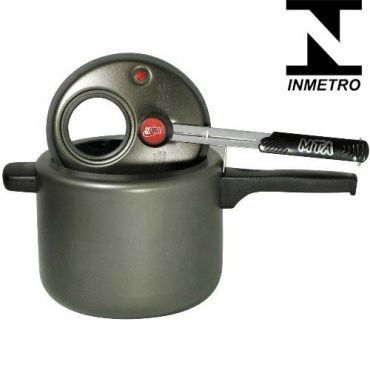 Panela de Pressão de Alumínio 4,5 L com Visor - MT