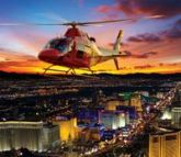 Voo noturno por Las Vegas de helicóptero